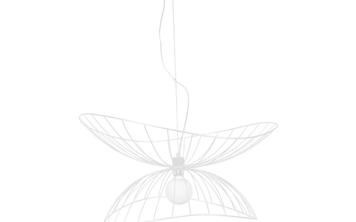 Ray Taklampa 70cm E27 Vit