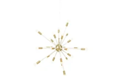 Ray Taklampa 90cm Vit/Mässing