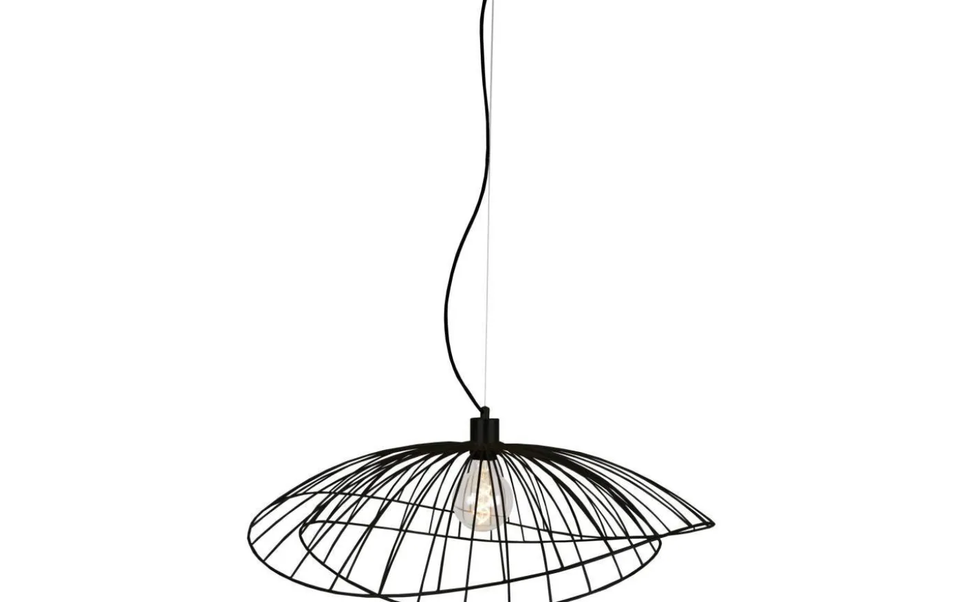 Ray Taklampa Svart 70cm