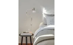 Ray Vägglampa Vit/Nickel