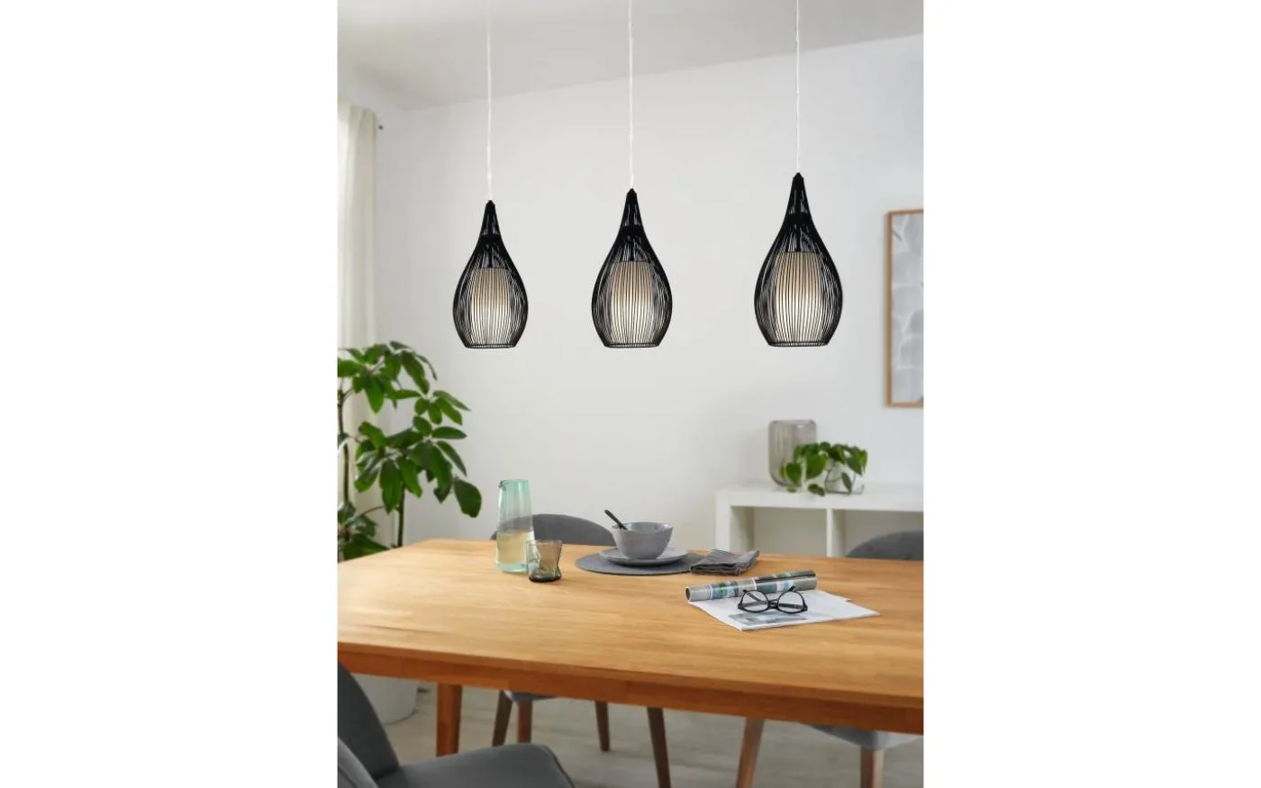 Razoni Taklampa 99cm Svart