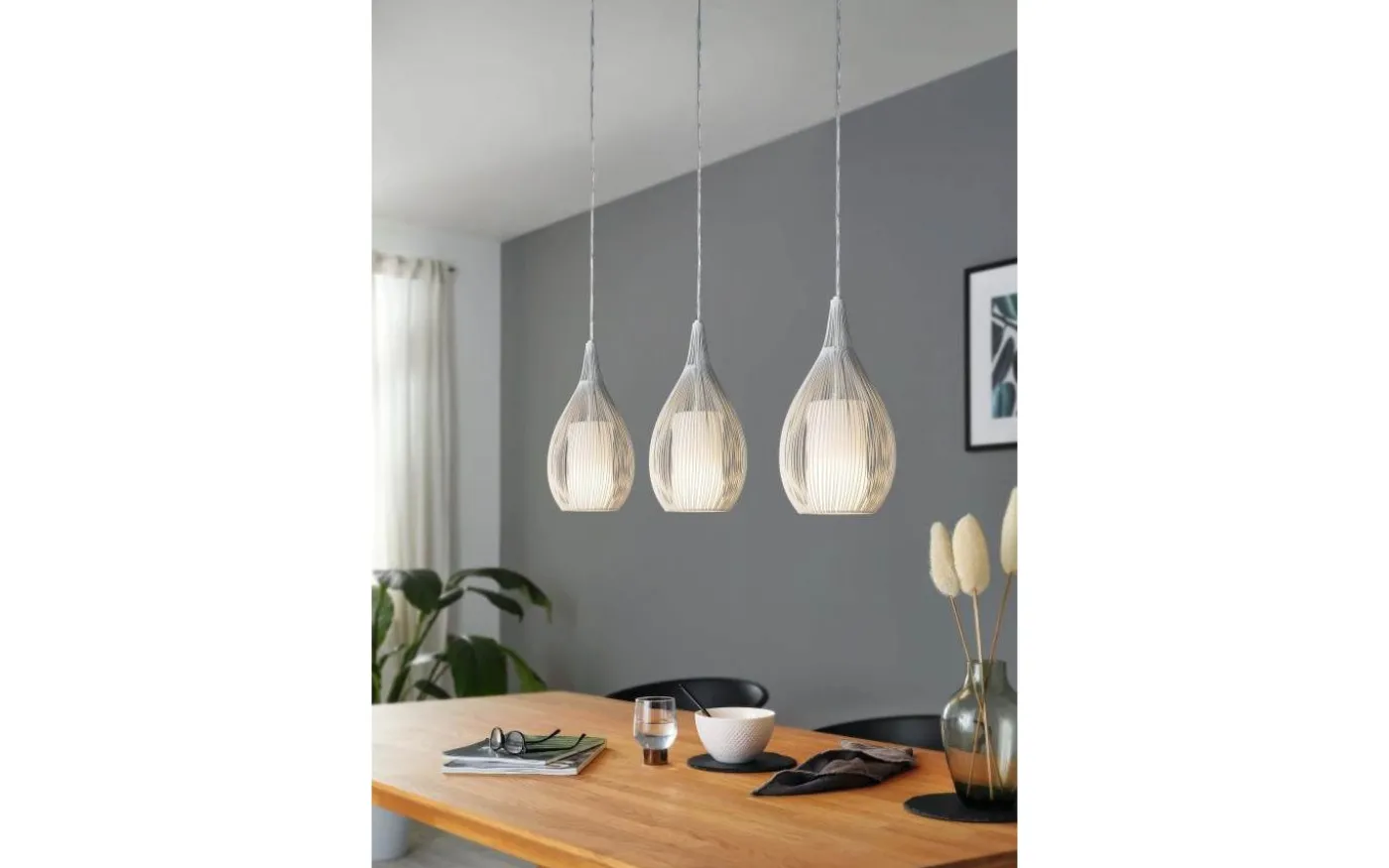 Razoni Taklampa 99cm Vit