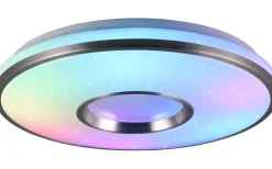 Realta Plafond LED 39cm borstad aluminium RGBW