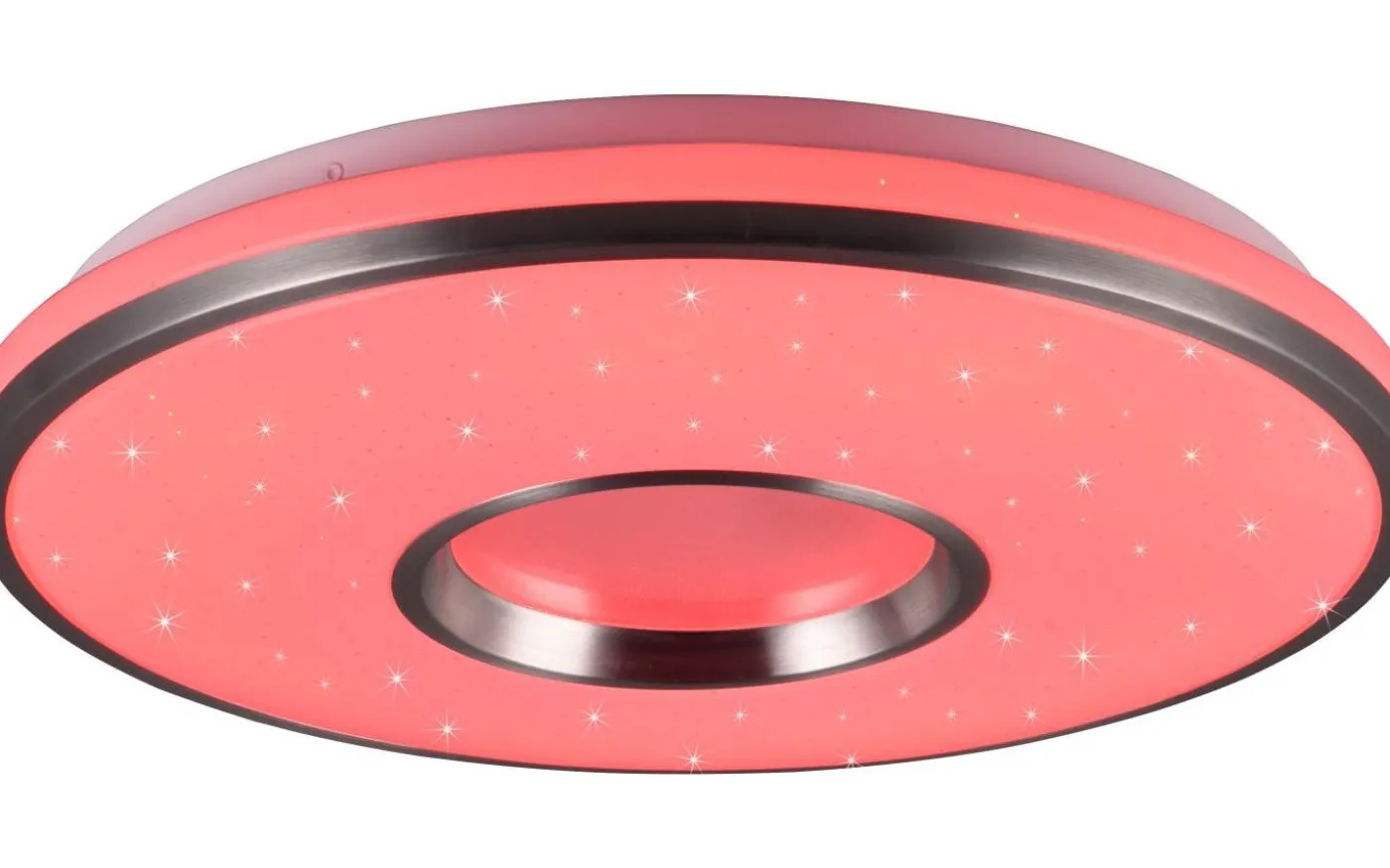 Realta Plafond LED 39cm borstad aluminium RGBW