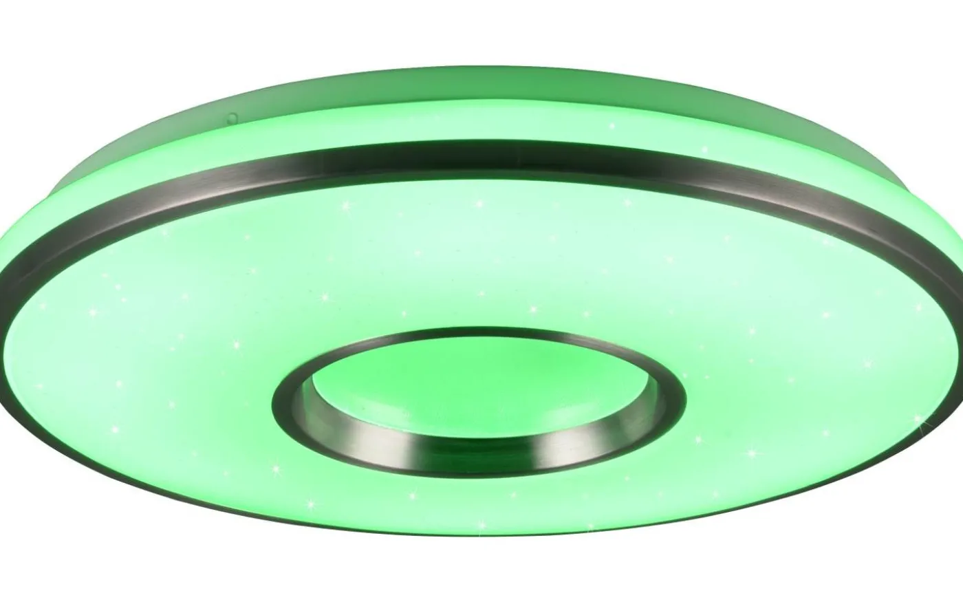 Realta Plafond LED 39cm borstad aluminium RGBW