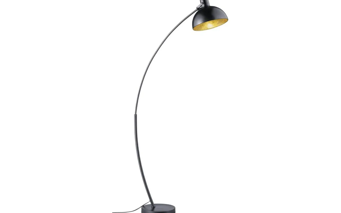 Recife Golvlampa E27 svart/guld