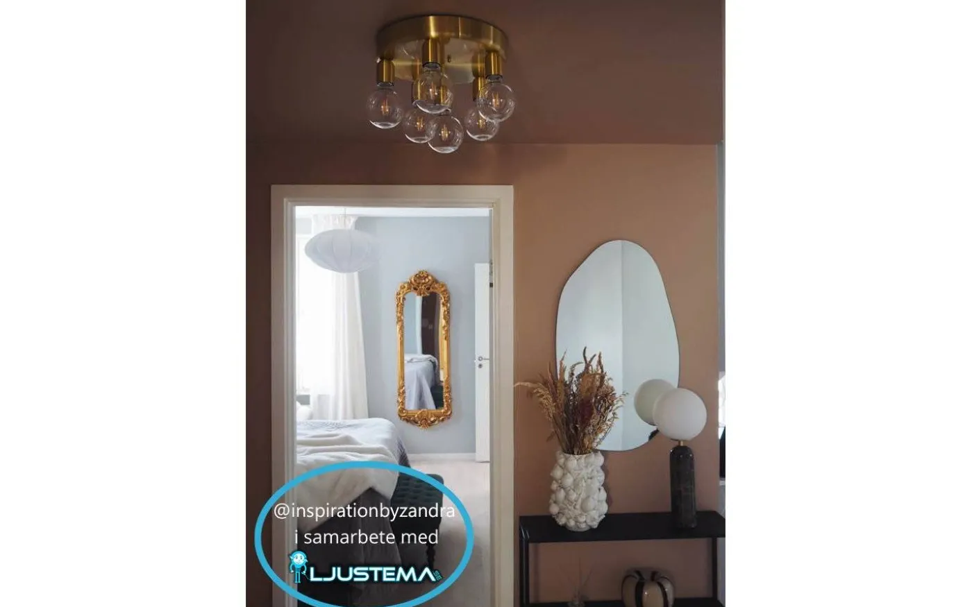 Regal Plafond 32cm 6L Mässing