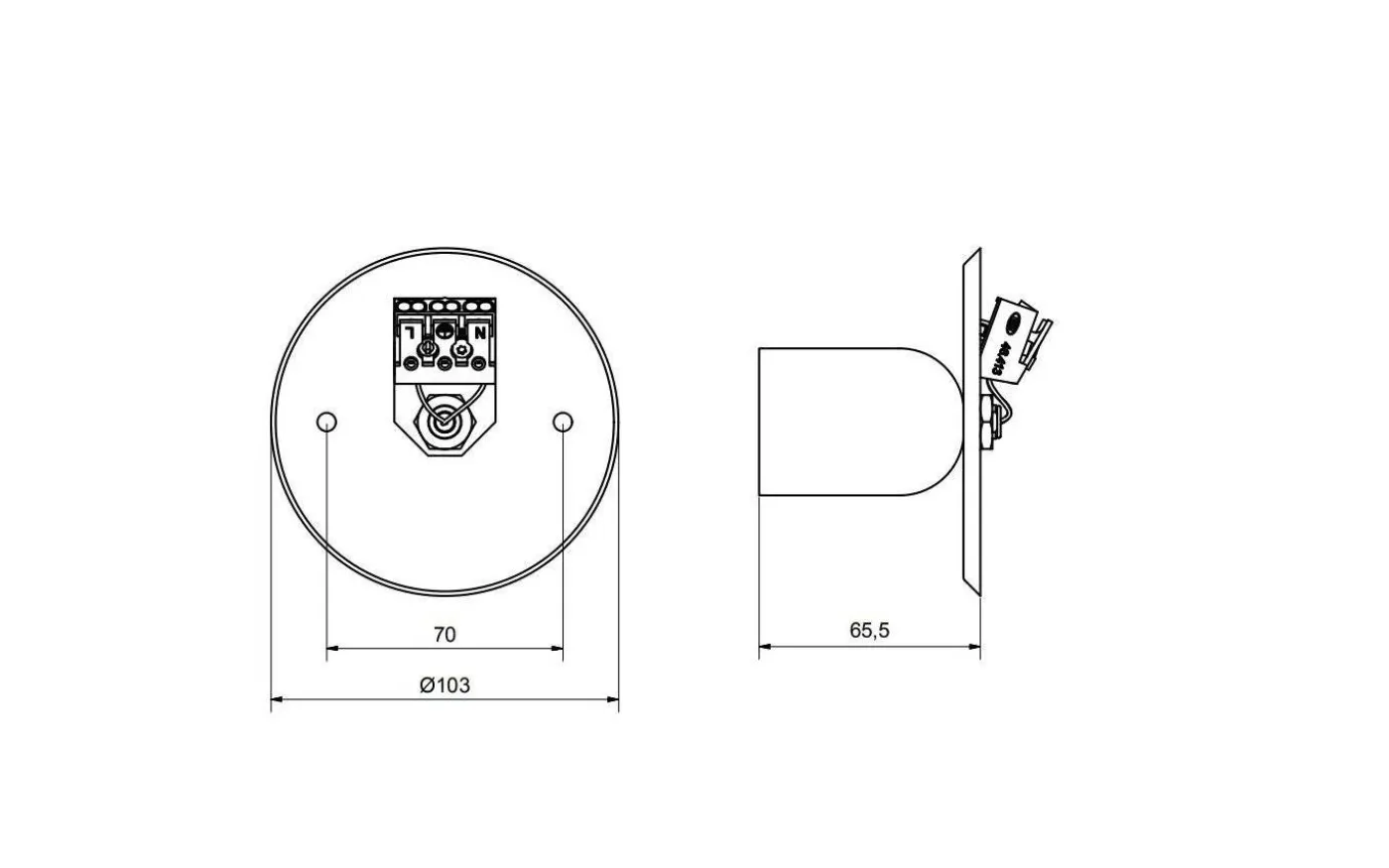 Regal Plafond För Takdosa Mässing