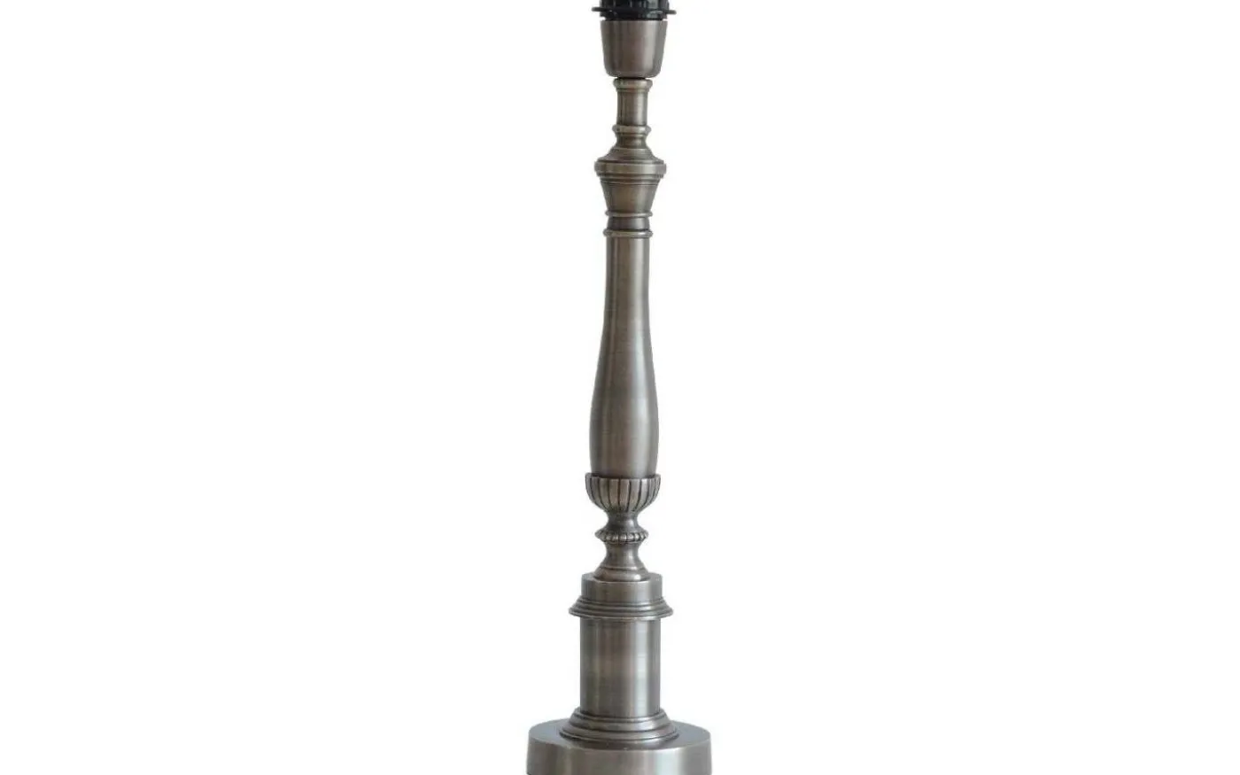 Regent Lampfot 50cm Antik Silver