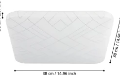 Rende Plafond 38cm LED 3000K 19,5W Vit