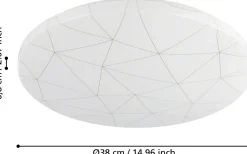 Rende Plafond Rund 38cm LED 3000K 19,5W Vit