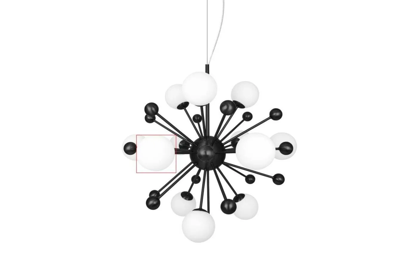 Reservglas till Copernicus Taklampa