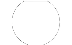 Reservglas till Florens Vägglampa