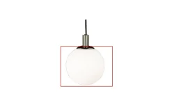 Reservglas till Lido Taklampa Opal