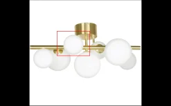 Reservglas Till Molekyl 10cm Vit