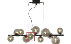 Reservglas Till Molekyl 10cm Rökfärgat