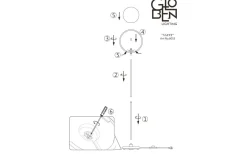 Reservglas till Saint Golvlampa