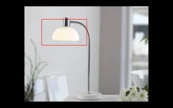 Reservglas till Vienda Flex Bord- och Golvlampa 16cm Opal