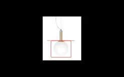 Reservglas utan gängor till Art Deco Taklampa