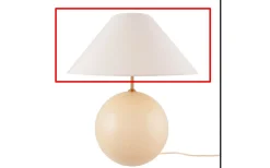 Reservskärm till 6246 Iris 35 Creme