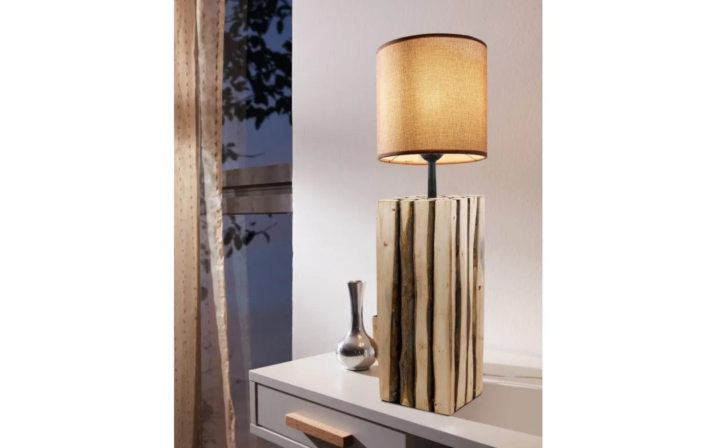 Ribadeo Lampfot 47cm Brun