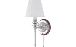 Ribbing - Förnicklad / Brytare / Brunt fäste