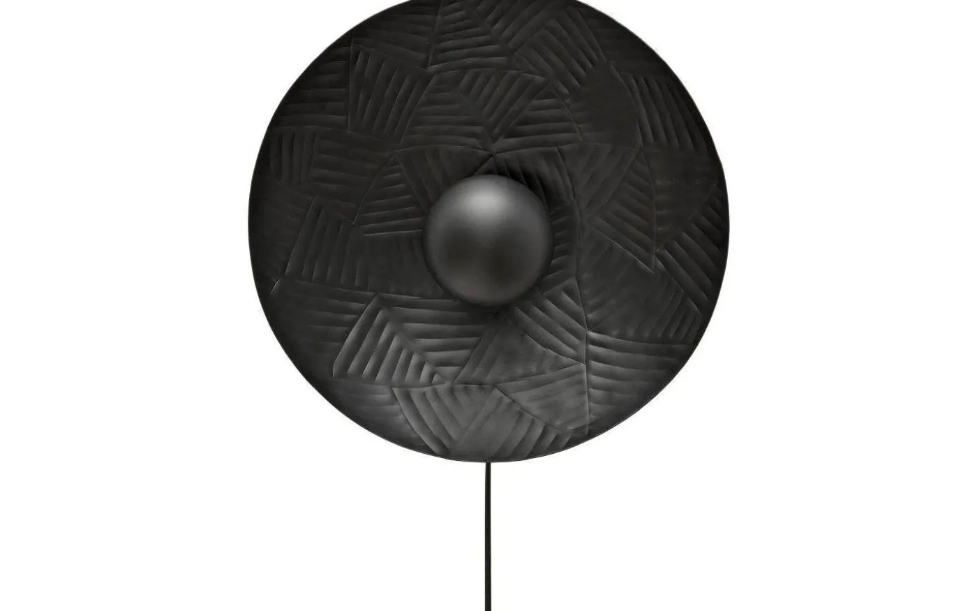 Ribble Vägglampa Ø35cm Matt Svart