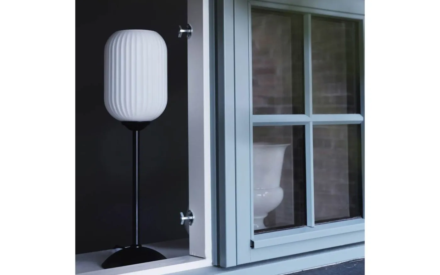 Riflet Bordslampa 52cm Opal/Svart