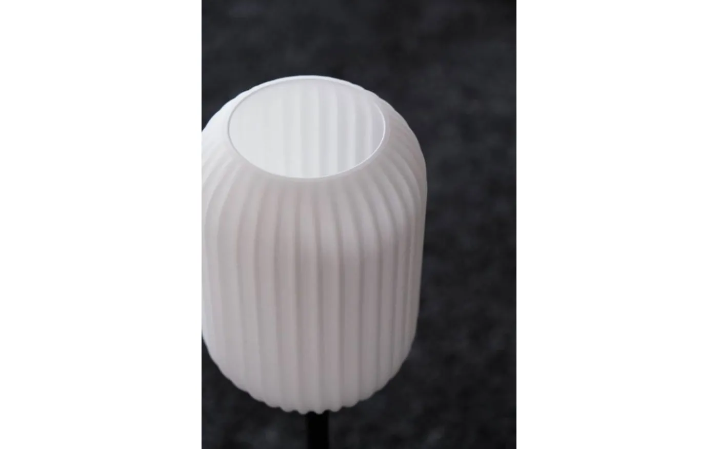 Riflet Bordslampa 52cm Opal/Svart