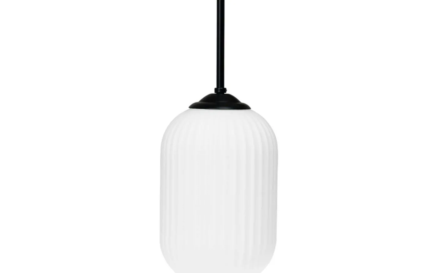 Riflet Fönsterlampa 20cm Opal/Svart