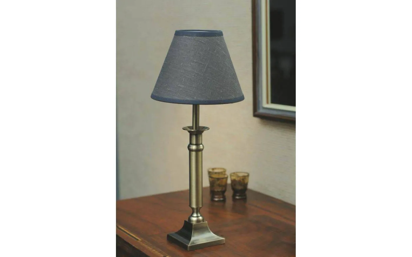 Rikard Lampfot 32cm Antik