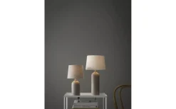 Riley Lampfot 38cm Matt beige