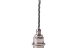 Ringupphäng U18 Grå kabel, Nickel