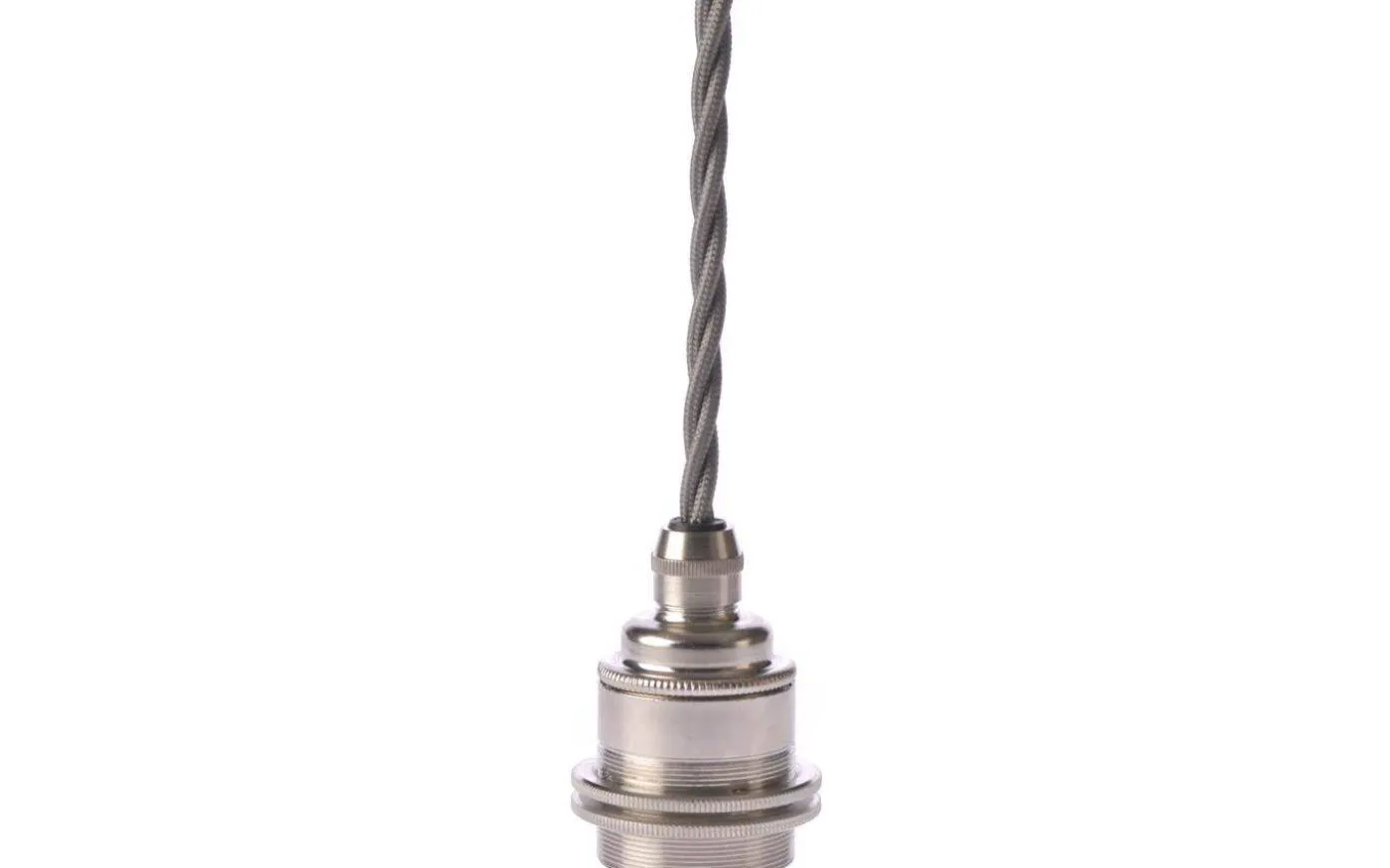 Ringupphäng U18 Grå kabel, Nickel