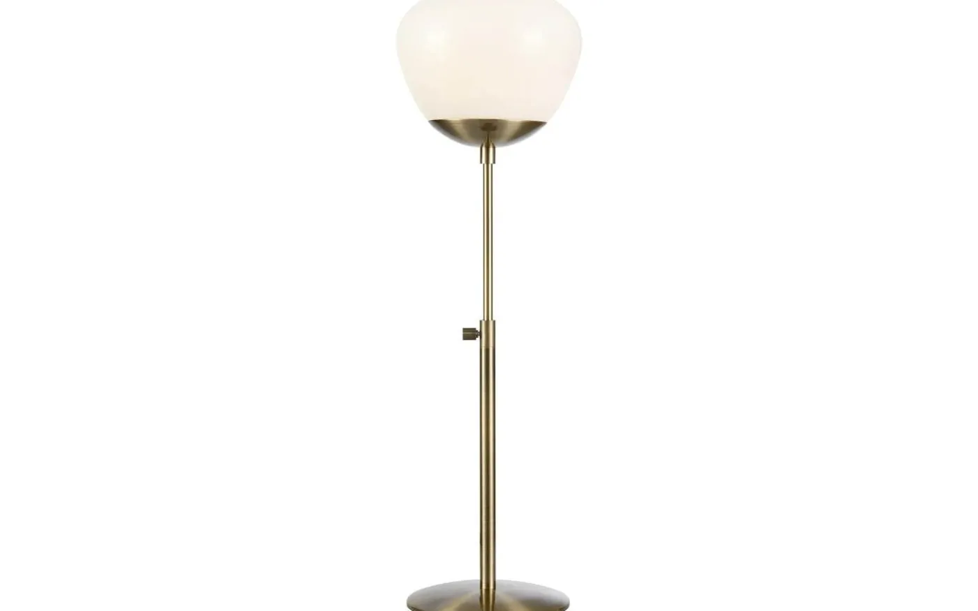 Rise Bordslampa 60cm Antikmässing/Vit