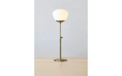 Rise Bordslampa 60cm Antikmässing/Vit