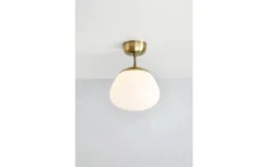 Rise Plafond 25cm Vit/Antikmässing