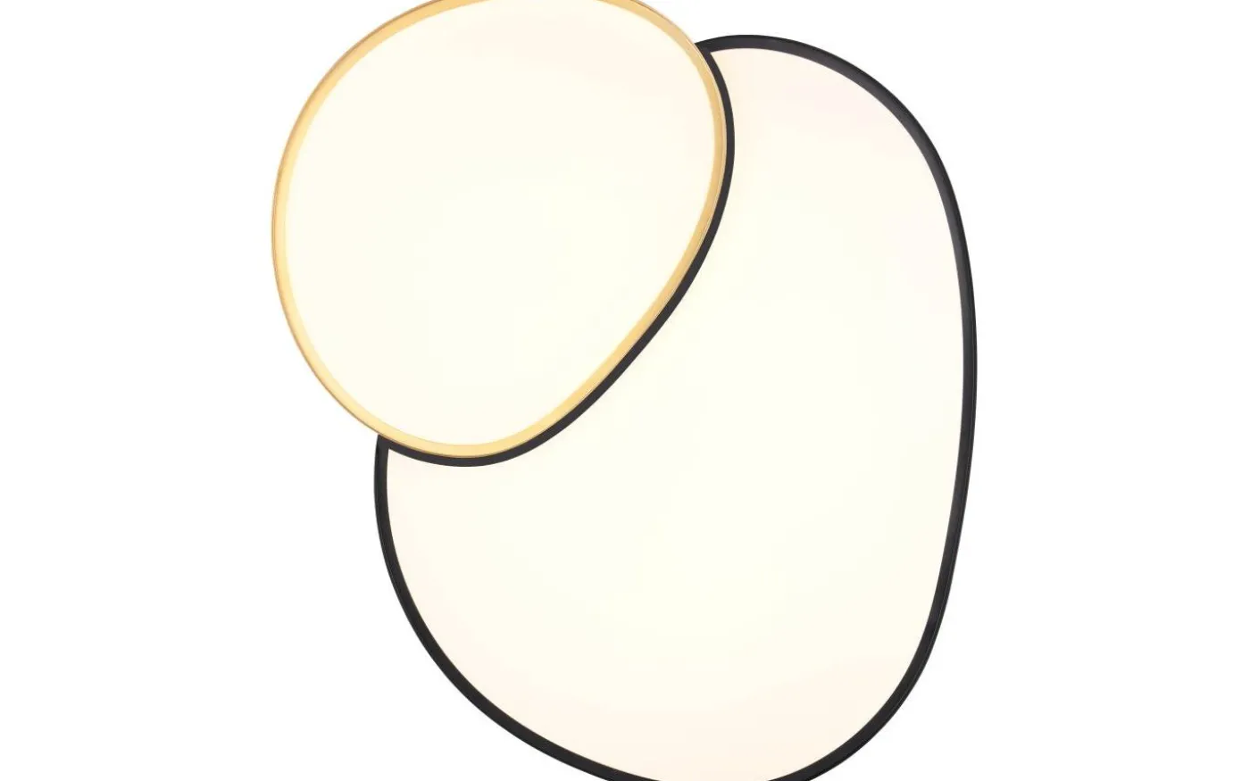 Rise Plafond LED 77cm svart-guld