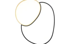 Rise Plafond LED 77cm svart-guld