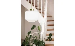 Ritz Taklampa 25cm E27 Opal/Mässing