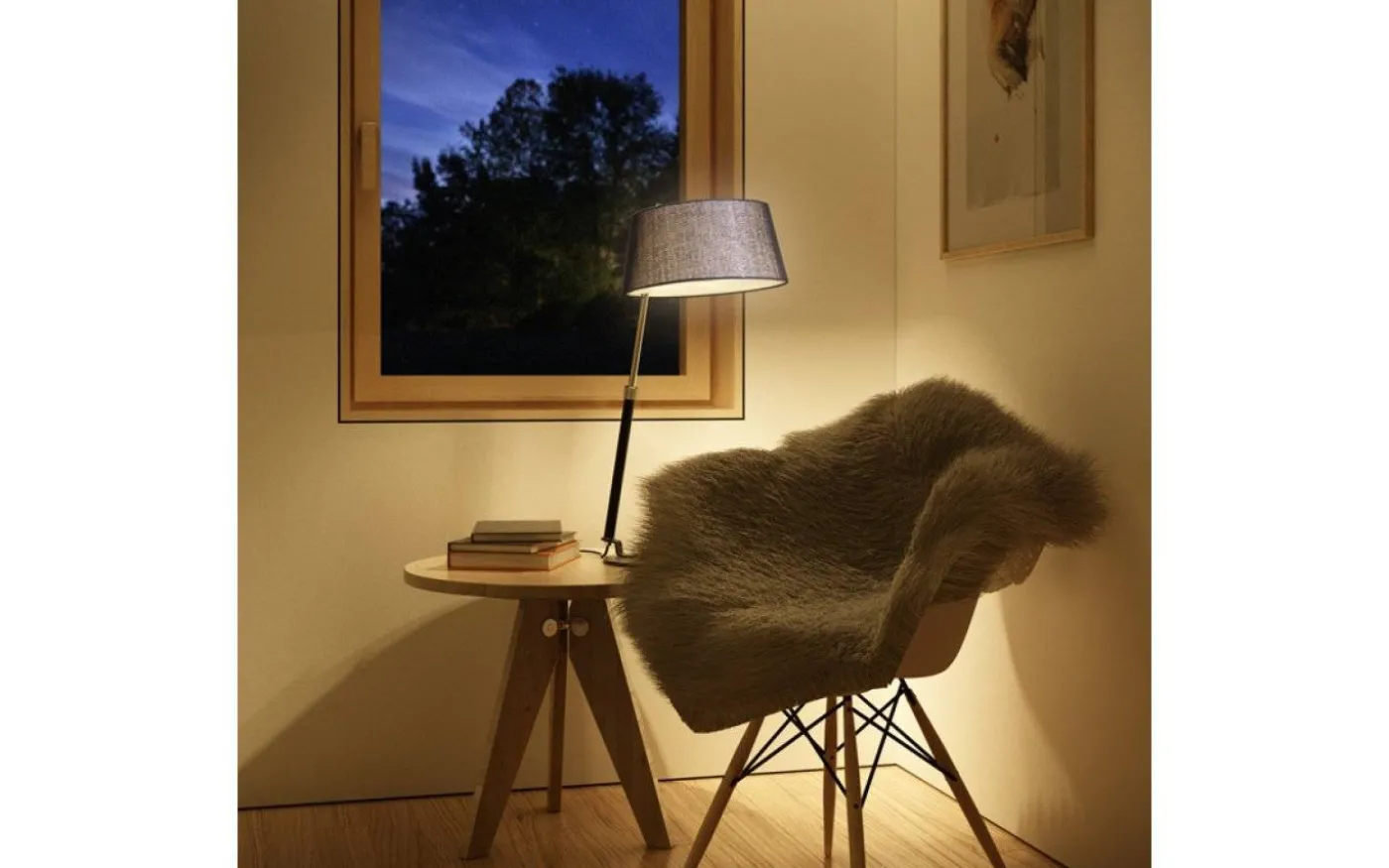 Ritzy Bordslampa 70cm Svart/Krom E27