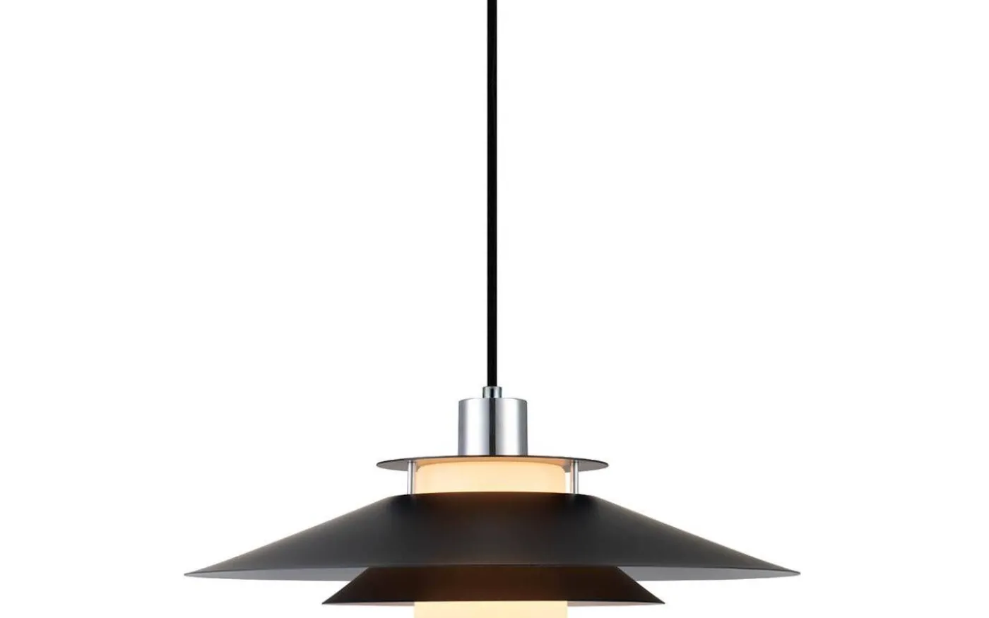 Rivoli Taklampa Ø40 Svart/Krom