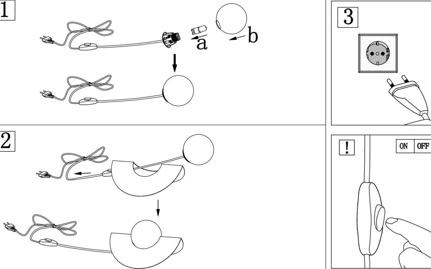 Roccia Bordslampa 17cm Svart