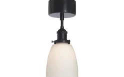 Rock Plafond 14cm Svart/Opal