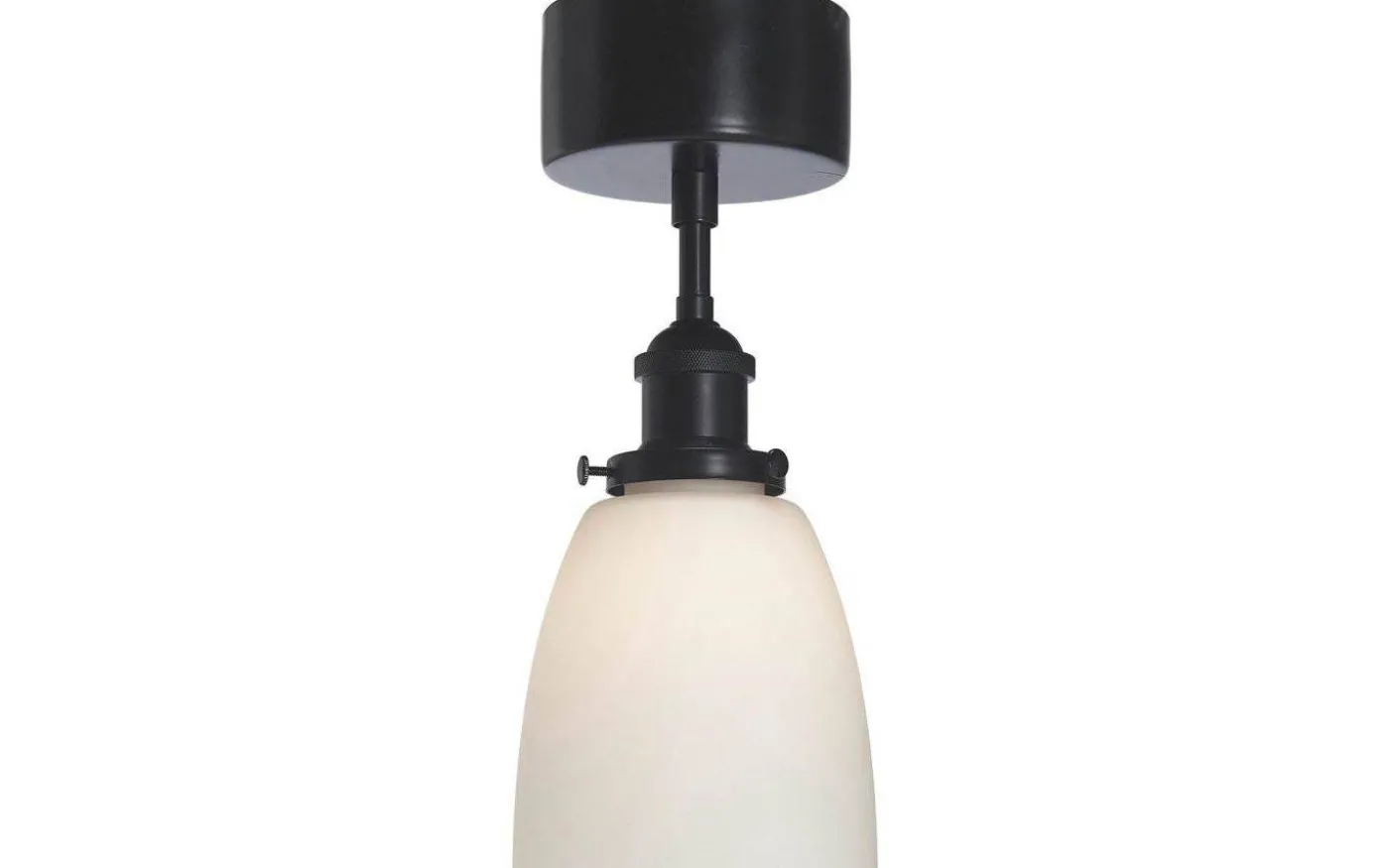 Rock Plafond 14cm Svart/Opal