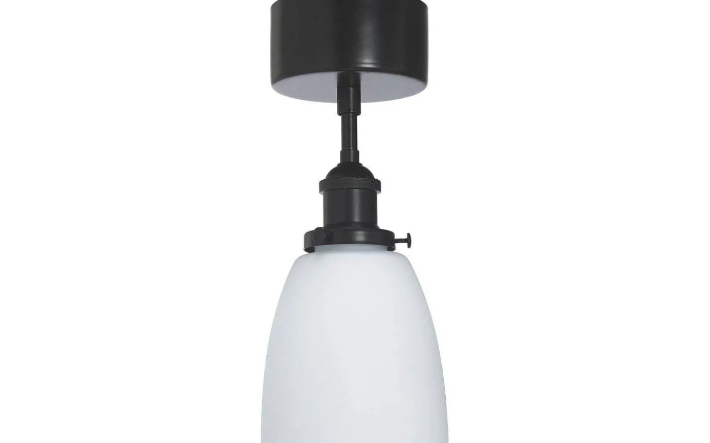 Rock Plafond 14cm Svart/Opal