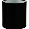 Roma Cylinder Lampskärm Sammet Ø50cm Svart