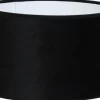 Roma Cylinder Lampskärm Sammet Ø25cm Svart