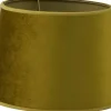 Roma Lampskärm Sammet Ø30cm Guldgul