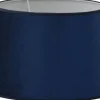 Roma Lampskärm Sammet Låg Ø32cm Mörkblå